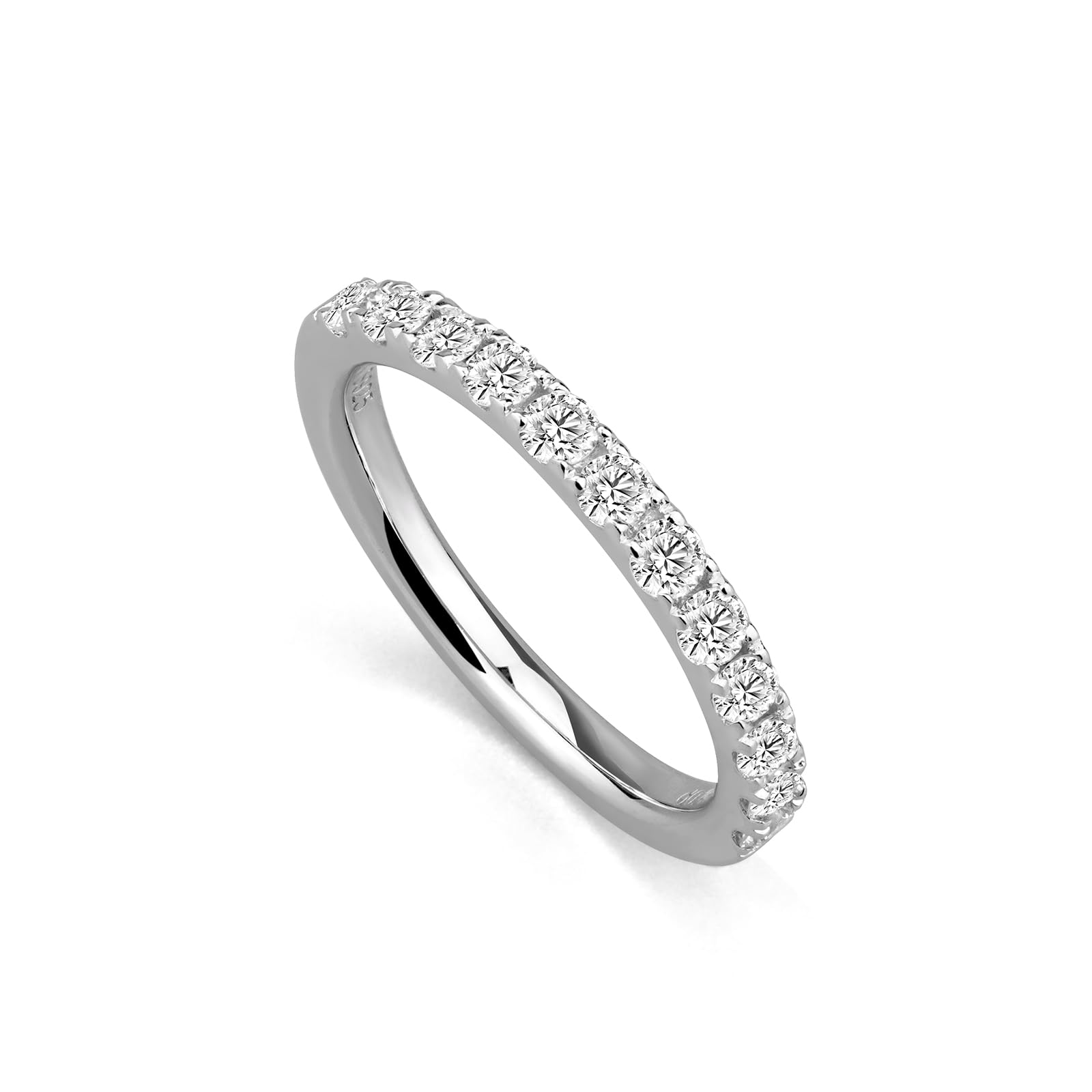 コメント必須 ラボグロウンダイヤsoudiamond ハーフエタニティセット ハーフエタニティリング/ラウンド